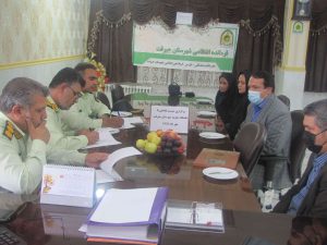 دیدار با فرمانده انتظامی شهرستان جیرفت در هفته نیروي انتظامی (1402/07/16)