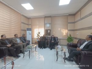دیدار کارکنان دانشگاه جاوید با فرماندار شهرستان جیرفت (1402/07/10)