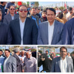 حضور ریاست دانشگاه در راهپیمایی 22 بهمن 1404